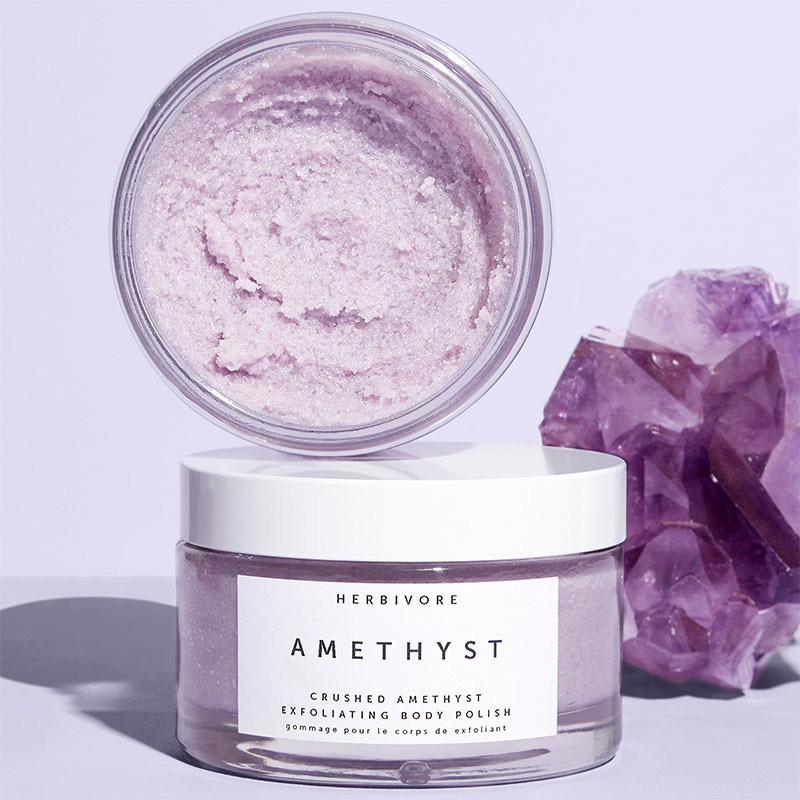 Herbivore Botanicals エプソムソルトボディスクラブ（アメジスト）