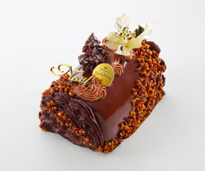 〈パティスリーレセヴィブレ〉ビュッシュ ド ショコラ トンカ マロン