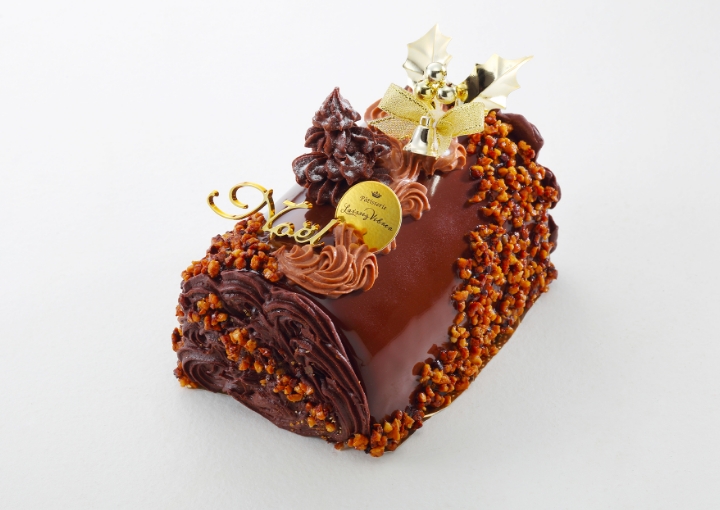 〈パティスリーレセヴィブレ〉ビュッシュ ド ショコラ トンカ マロン