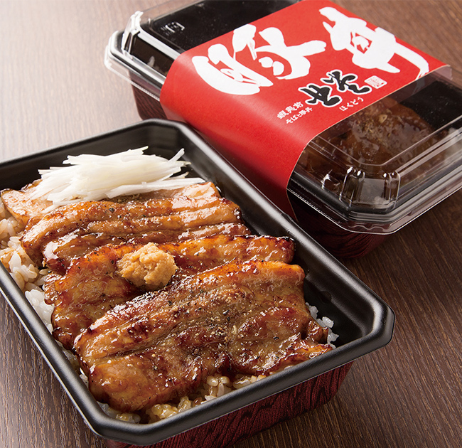 豚丼弁当・バラ・ロースの盛合わせ