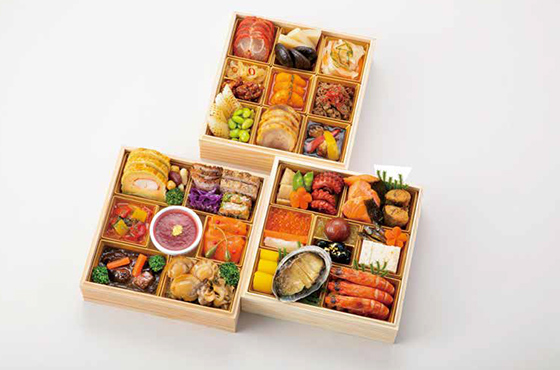 横浜〈日本料理 中村孝明〉×和歌山〈オテル・ド・ヨシノ〉× 東京〈赤坂璃宮〉 和洋中三段重