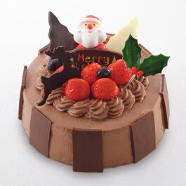 64  「ガトーめぐろ 」 クリスマスチョコ生デコレーション