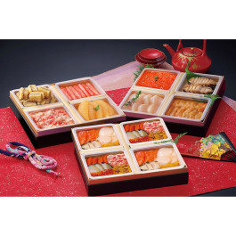 漁師めし 海鮮おせち三段重