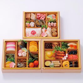 料亭おせち三段