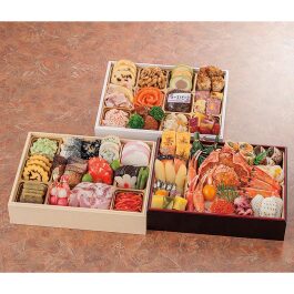 北陸温泉旅館コラボ和洋三段重