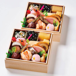 迎春重詰来客二段