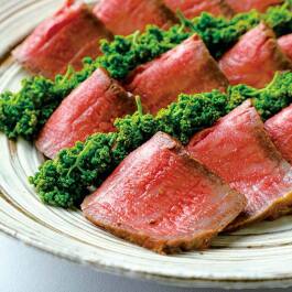 国産牛ローストビーフ 花山椒添え