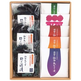 仙台長なす旬の浅漬・本漬詰合せ