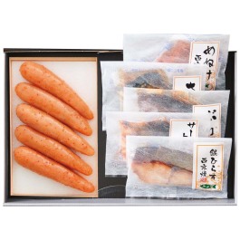 無着色辛子明太子・レンジで簡単焼魚セット