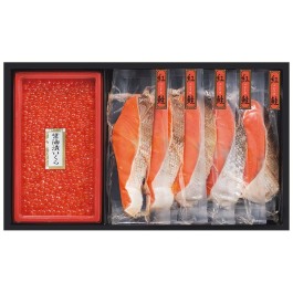 紅鮭切身・いくら醤油漬詰合せ
