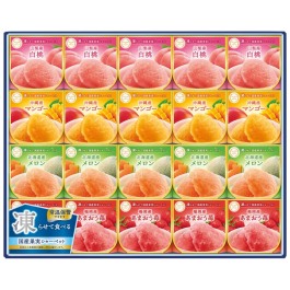 凍らせて国産果実シャーベット