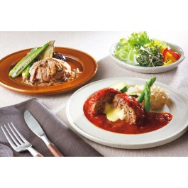 二巨匠のハンバーグセット