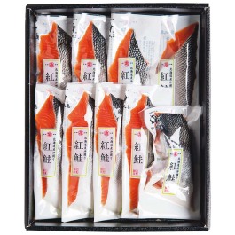 北海道紅さけ半身切身