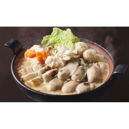 広島かき「じごぜん」と国産真穴子の廣島土手鍋