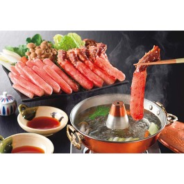 たらば＆ズワイかにしゃぶ食べ比べ