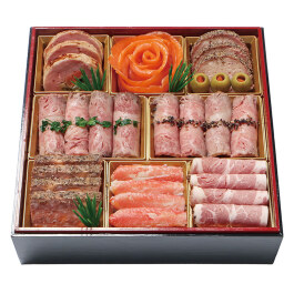 料亭の肉・海鮮オードブルおせち