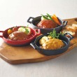 3種のソース煮込み黒毛和牛ハンバーグセット