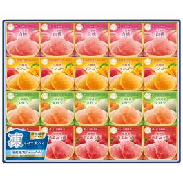 凍らせて国産果実シャーベット