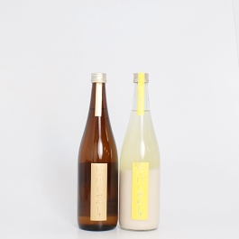 にいだしぜんしゅ 純米原酒＆にごり 