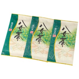 梅野製茶園 福岡の八女茶産地謹製 煎茶3本詰