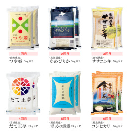 毎月10kg 食べくらべ 6回コース