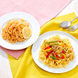レンジで簡単！明太アヒージョパスタ・明太クリームパスタセット
