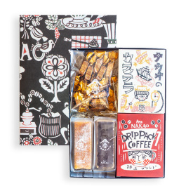 NAKAOの詰合せギフト(カステラ／ドリップパック／タフィー／バウム2種)
