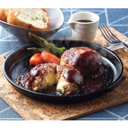 宮崎県産合挽き肉のチーズ入り生ハンバーグ