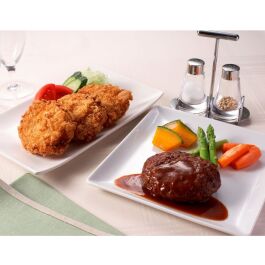 コロッケ・ハンバーグセット