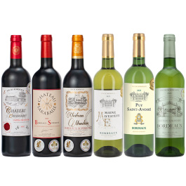 金賞受賞ボルドー赤白ワイン6本セット
