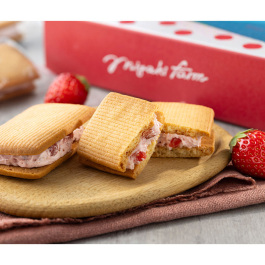 ミガキイチゴ いちごバターサンド(4個入)