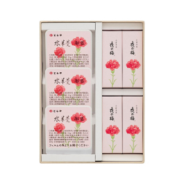 母の日パッケージ 小形羊羹・水羊羹詰合せ1号