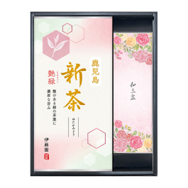 新茶「艶緑」・和三盆詰合せ