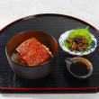 愛知三河一色産うなぎ蒲焼と肝焼き