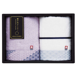 フェイスタオルセットパープル