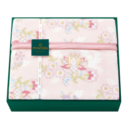 ニューマイヤーポリエステル毛布ピンク