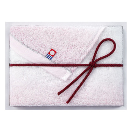 フェイスタオル ピンク