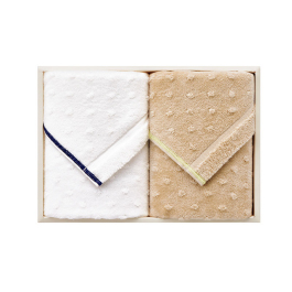 フェイスタオルセット ベージュ