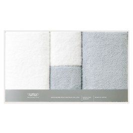 スワン タオルセット ブルー