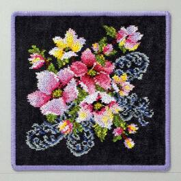 ハンカチタオル チャコールグレー