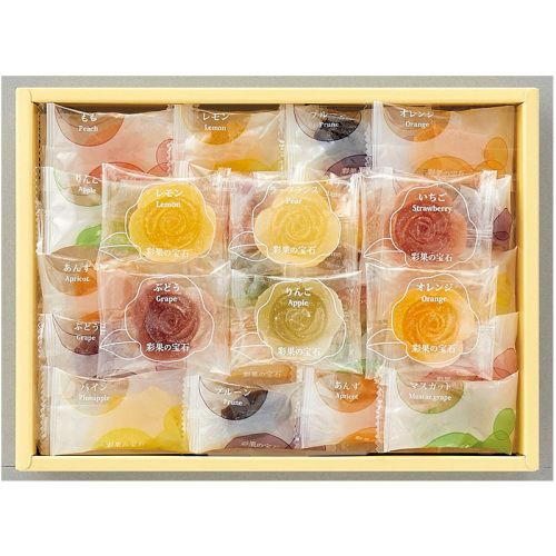 彩果の宝石 フルーツ＆フラワーゼリーコレクション