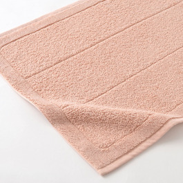 カラーバスマット サーモンピンク
