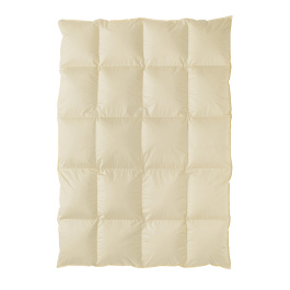 羽毛掛けふとん アイボリー 