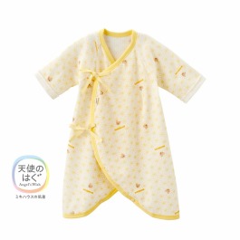 ニットガーゼ 麻の葉柄コンビ肌着