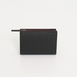 二つ折り財布（中） ブラック