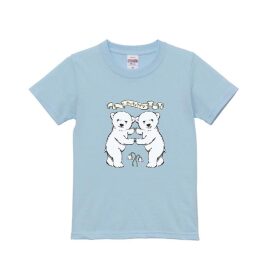 「双子のホッキョクグマ」公開記念 藤崎オリジナルTシャツ　こども用