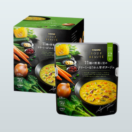 スープボーテ 12種類の野菜と豆のクリーミーほうれん草ポタージュ
